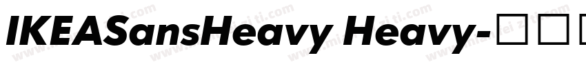 IKEASansHeavy Heavy字体转换